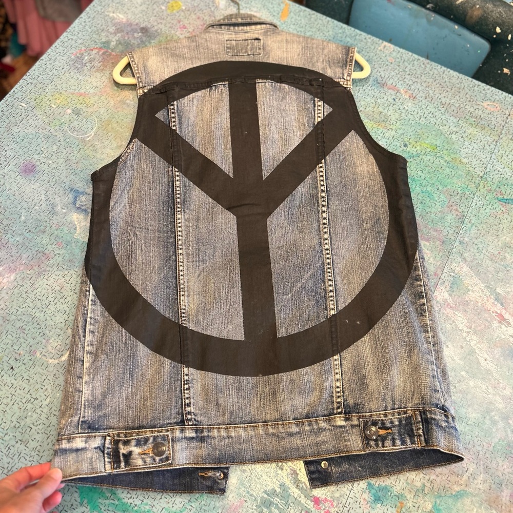 Denim Studded Jacket - Picture 2 of 8